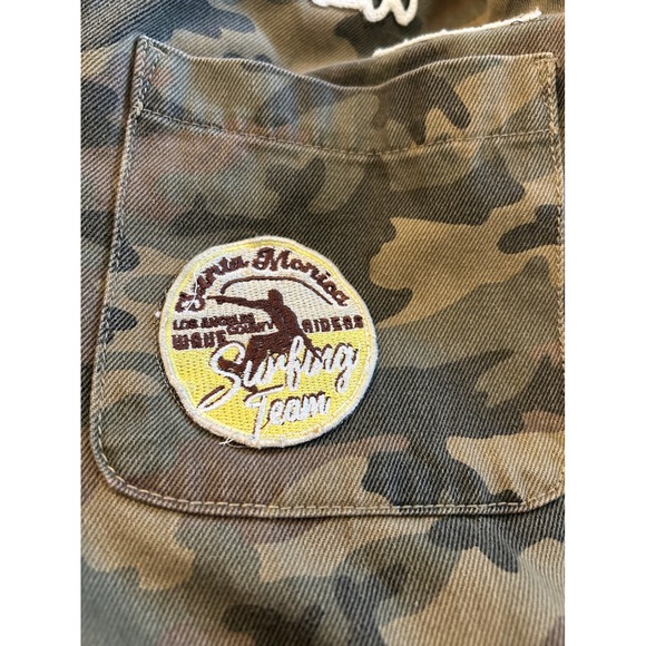 Camo Utility Jacket Patches customized California Sun Surfing STR Medium - Picture 7 of 13